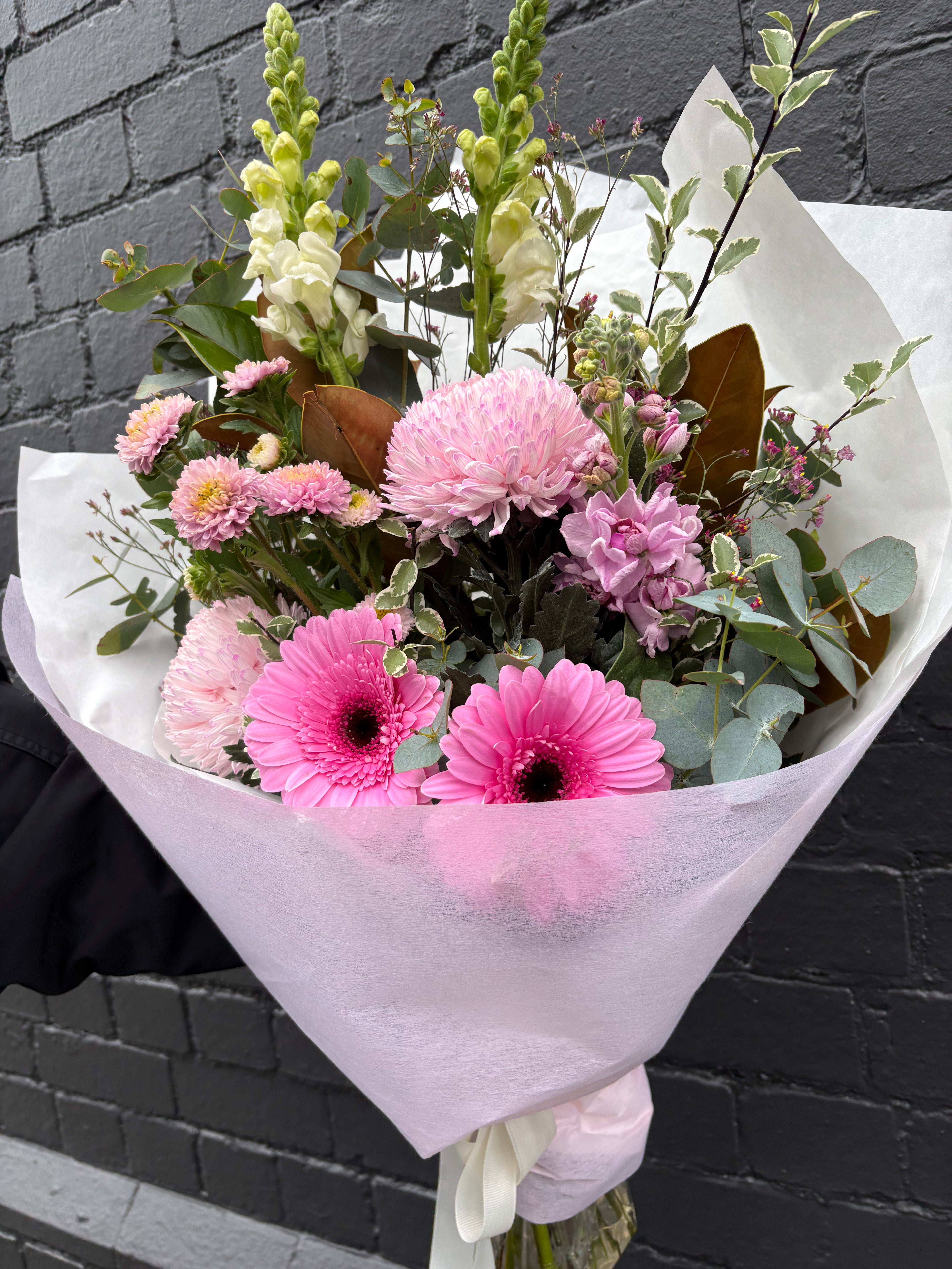 Pastel pink small bouquet ￼